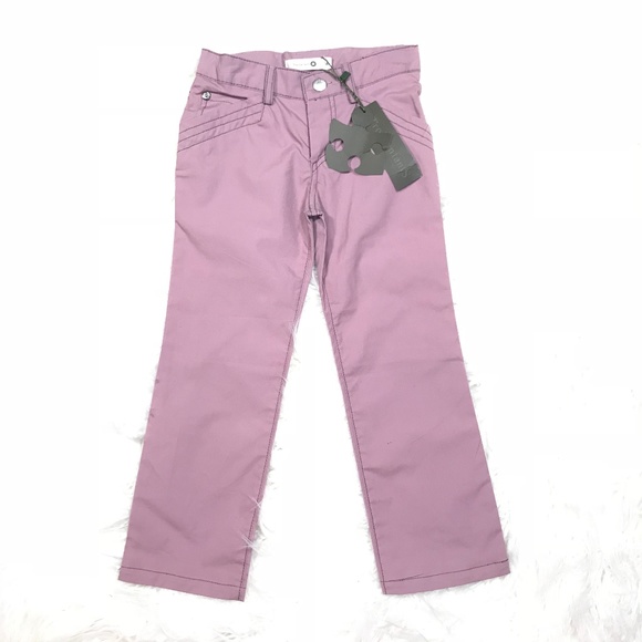 TROIZENFANTS LAVENDER GIRLS PANTS SIZE 4 "NWT" - Picture 1 of 4